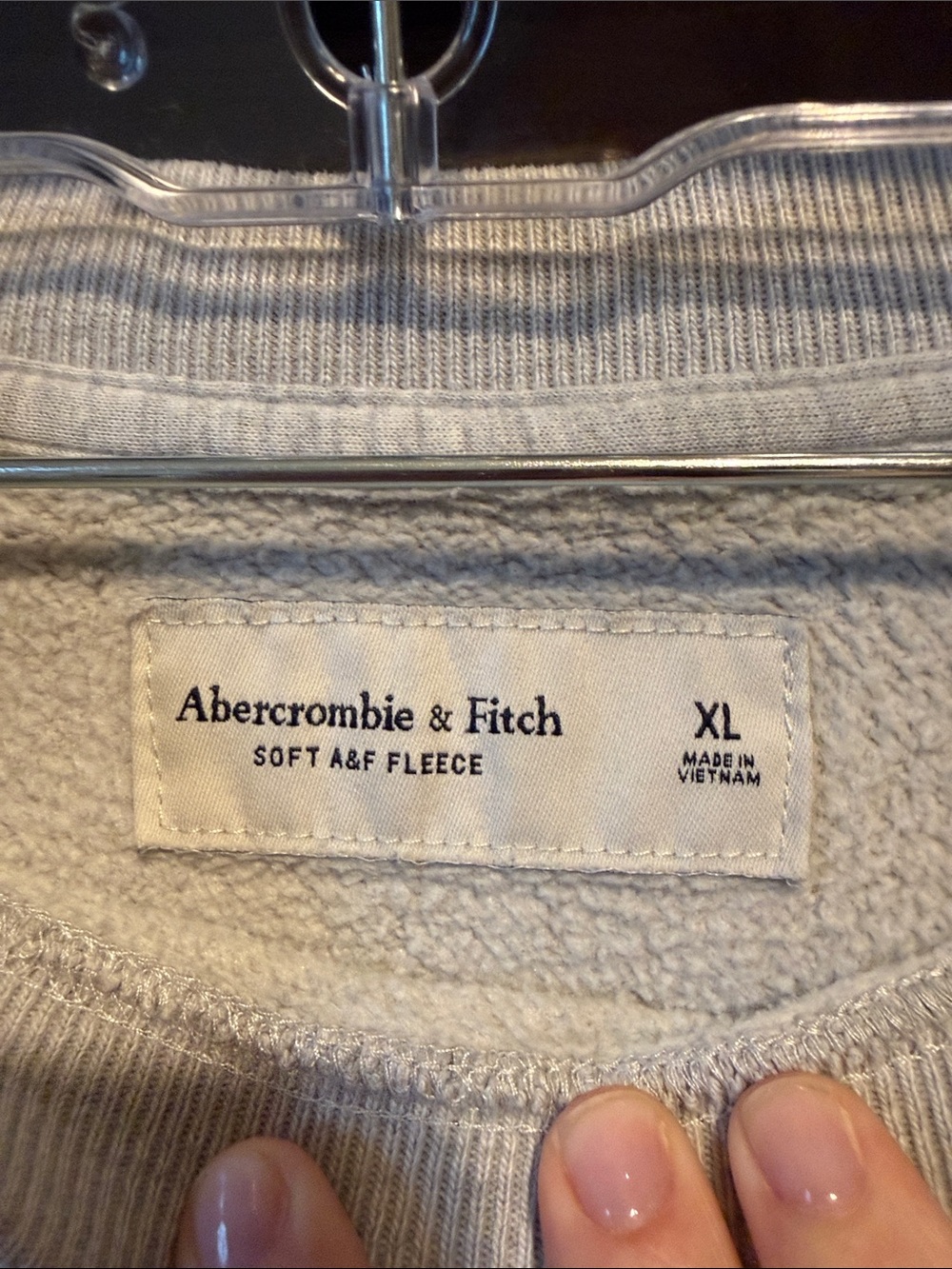 Abercrombie & Fitch Gray Fire Island Pickleball Sweatshirt - Picture 2 of 3